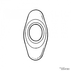 Bumper bracket seal, each 1303 rear