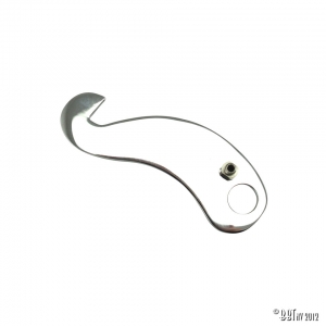 Chrome hook for sunroof lock