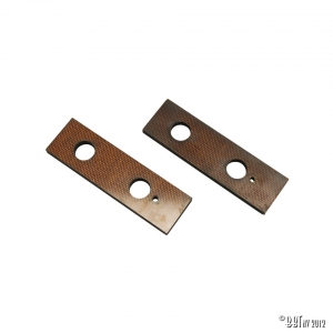 Phenolic guide plate under side springbar, as pair