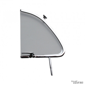 Vent window assembly, left/chrome