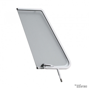 Vent window assembly, left/white