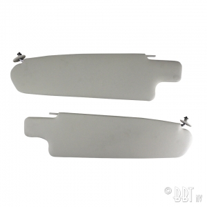 Sun visors, pair, white