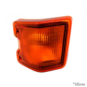 Front complete turn signal right orange, Hella