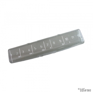 Fuse box cover, 12 fuses