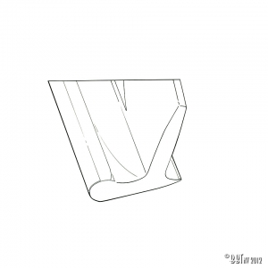 Rear deck lid seal, original model