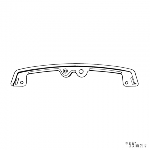 License plate rubber