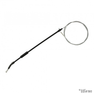 Handbrake cable for lever shocks