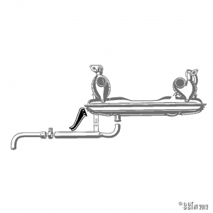 Bracket exhaust pipe