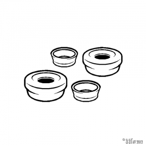 ATE rebuilt kit brake wheel cylinder, front