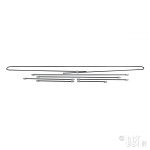 Brakeline kit, swing, original