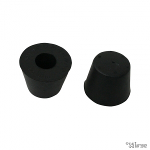 Stop between suspension arm as pair