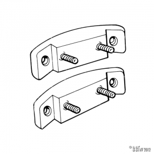 Rear transmission mounts as pair