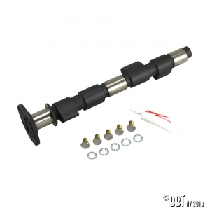 Camshaft Designed for better Off-road work with seriously tuned engine Opening outlet valve rockers: 12,700 Degrees opening: 284° Degrees between camshaft intake and outlet: 107,5/108,5°