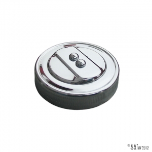 Stock style chrome oil cap
