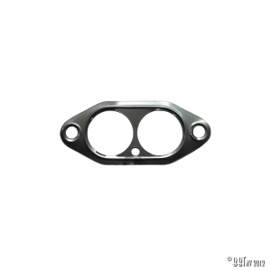 Aluminium gasket between cylinder head and manifold, dual port each