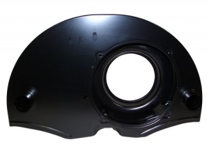 BLACK, with heating-outlet, with oil cooler housing. (As original dual port engine)