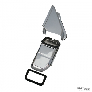 Chrome oil cooler sheet metal