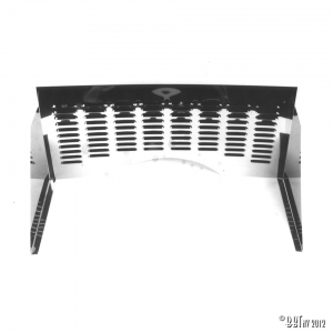 Firewall, stainless steel, with louvers