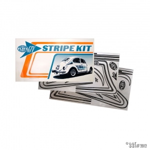 Java C-stripe kit, silver, 40 pieces
