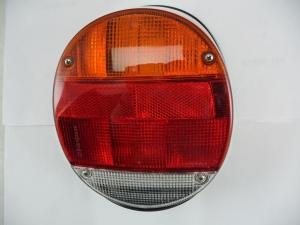 Taillight assembly with black base,  all Bugs build after 74- (Euro model)