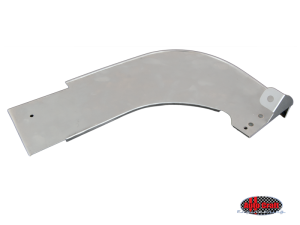 Rear bumper splash panel, pickup, left - Typ 2, >58