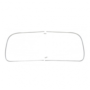 Window moulding for rear window 'Deluxe' (Alu trim) - Fastback