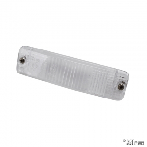 Indicator glass white front bumper