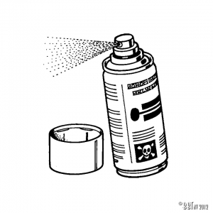 Glue spray-can