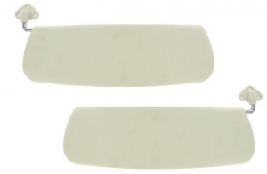 Sun visors, white, as pair