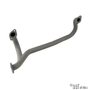 Exhaust pipe / engine and exhaust front