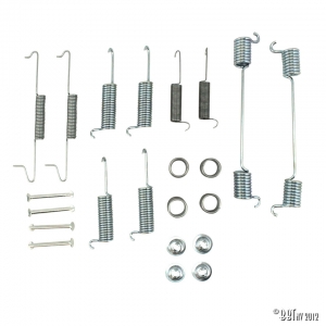 Rear brake shoes fitting kit Syncro 16 inch