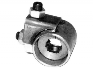 Front axle adjuster for ball joint suspension