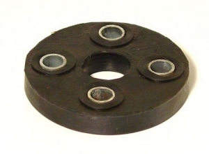 Rubber  disc , between steering box and steering column