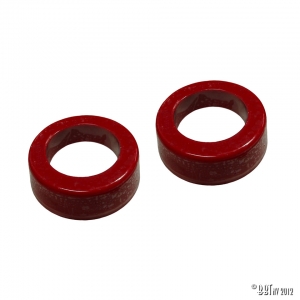 Urethane rings, inside Smooth round on the outside, for IRS shafts.