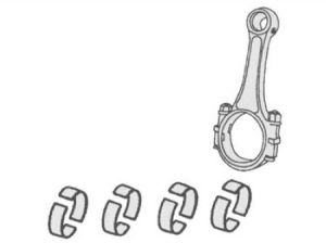 Rod bearings, Type 1, Std