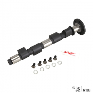 Camshaft For heavy street and race engine. For those who want to be often at the bottom. Opening outlet valve rockers: 12,700 Degrees opening: I:284/U:300° Degrees between camshaft intake and outlet: 104°