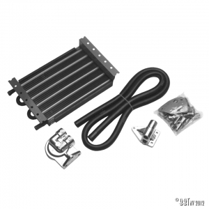 Oil cooler kit with 6 tubes 20 x 31 x 6 cm
