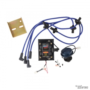 Ignition system Compu-Fire for 009 distributor / blue ignition cables