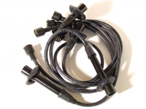 Spark plug cables black