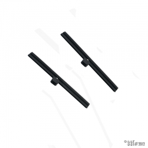Wiper blades, black, pair, 18.50cm