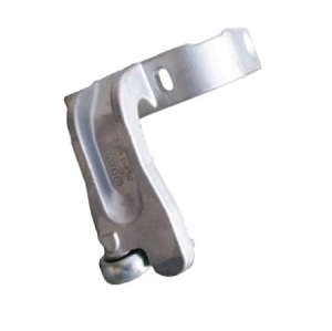 Lower bracket with roller slidingdoor