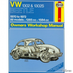 VW 1302 & 1302S Manual English J.H. Haynes