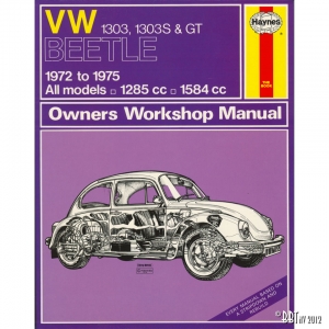 VW 1303, 1303S & GT Manual English J.H. Haynes