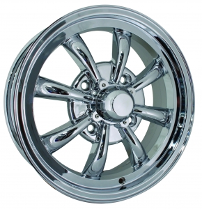 Wheel, SSP GT 8 Spoke, Chrome, 4/130 - 5.5x15 - ET30