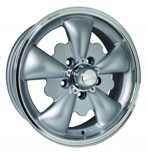 Wheel, SSP GT 5 Spoke, Silver/Polish Lip 5/112 - 5.5x15-ET20