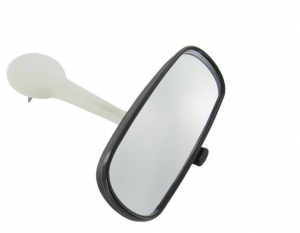 Inside mirror dimmable black with white base
