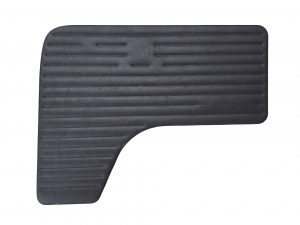 Door panels front, black , Pair