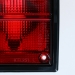 Tail light, left red/white